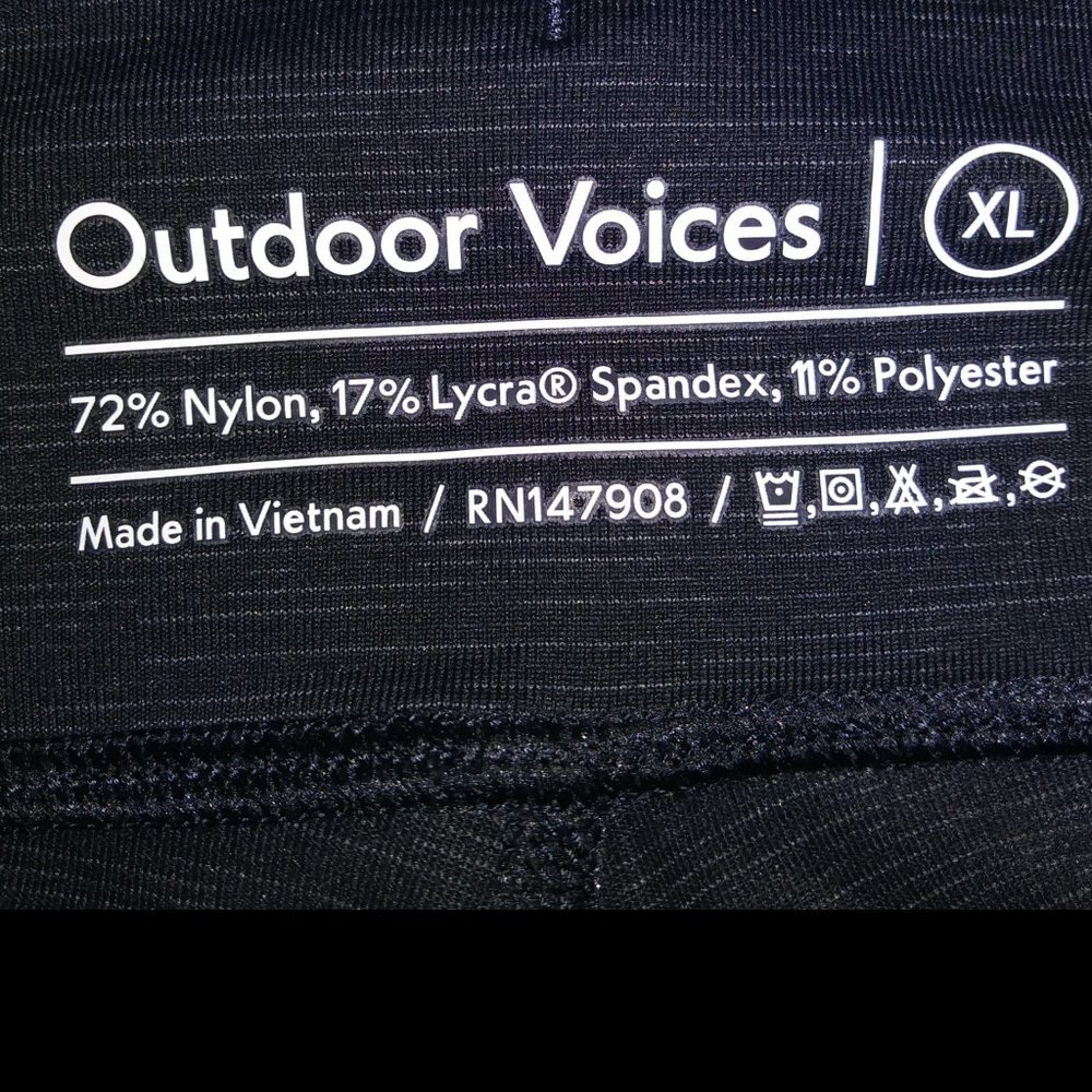 Outdoor Voices Flex 7/8 Leggings, Size XL